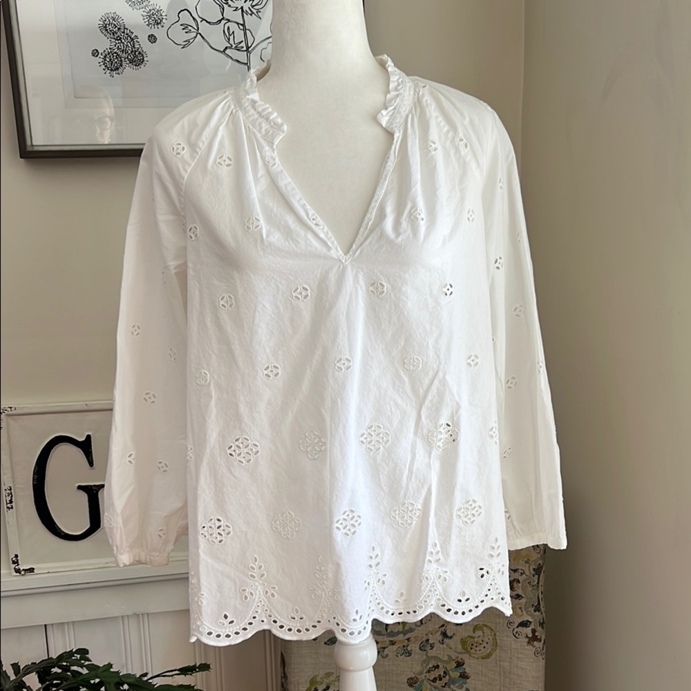 Madewell Eyelet Top